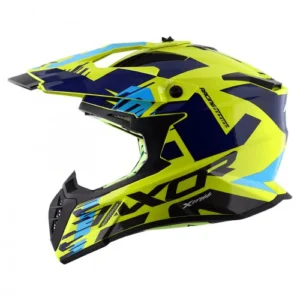 Axor X-CROSS X1 Off Road Helmet -Neon Yellow Blue